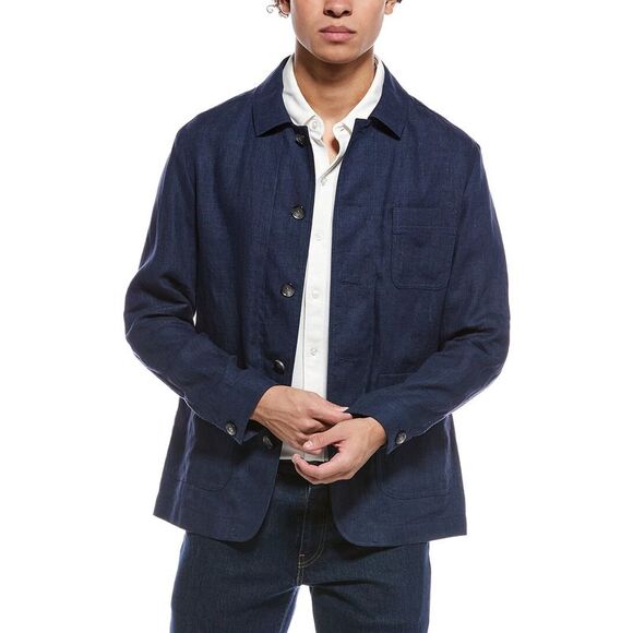 Hugo Boss MensCarper Linen Jacket Blue